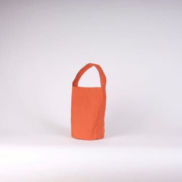Kate Sheridan Terracotta Waxed Bucket Bag
