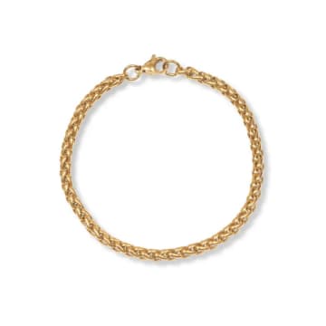 Julia Davey Weave Gold Bracelet By Weathered Penny