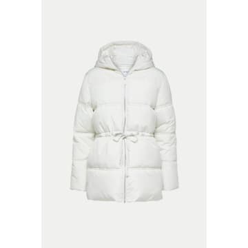 Selected Femme Creme Alina Puffer Jacket In Neutrals