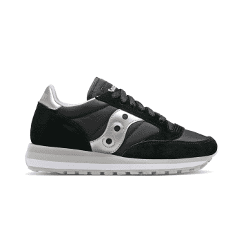 Shop Saucony Black And Silver Triple Jazz Mujer Shoes