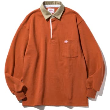 Battenwear Pocket Rugby Shirt Rust