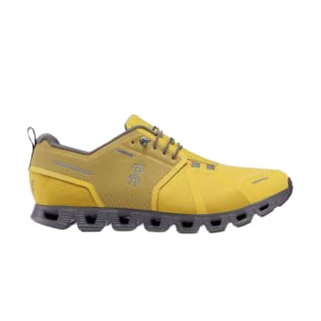 On Running Cloud 5 Waterproof Shoes Man Mustard / Rock