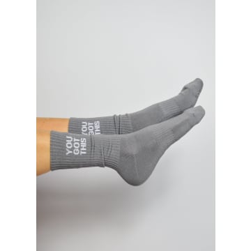 Soxygen You Got This Classic Socks In Grey