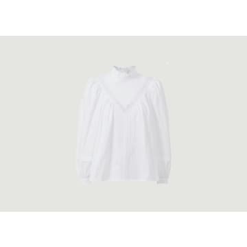 See By Chloé Organic Cotton Blouse Victorian Style
