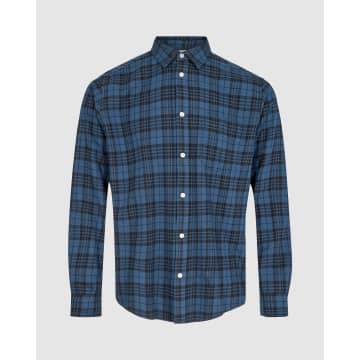 Minimum Terno Shirt Navy Blazer In Blue