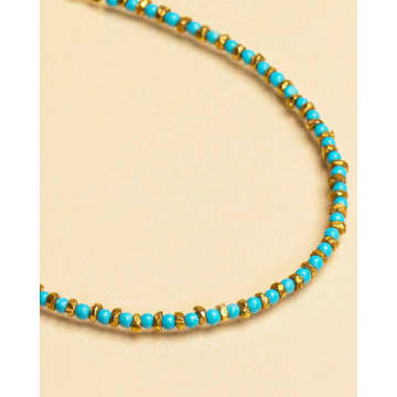 Une A Une Jaipur Bracelet Turquoise In Blue