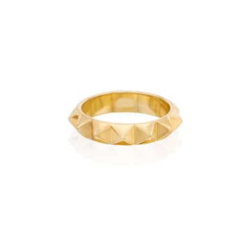 Anna Beck Studded Stacking Ring In Gold