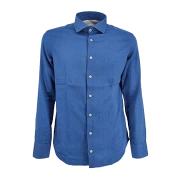 Bastoncino Simo Shirt Man Cobalt Blue