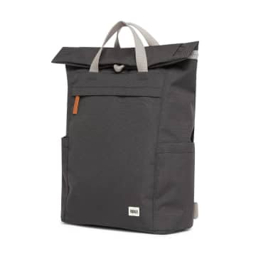 Roka Back Pack Finchley A Large In Recycled Sustainable Canvas In Ash