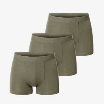 Bread And Boxers 3-pack Boxer Brief In Green