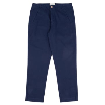 FOLK LEAN ASSEMBLY PANT IN BRUSHED WASHED INK