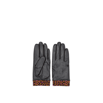 Nooki Design Anya Glove In Black Leopard Mix From