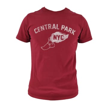 Bl'ker T-shirt Central Park Uomo Burgundy