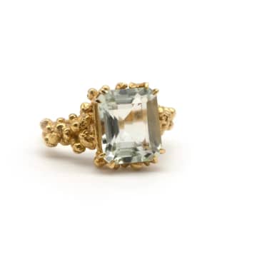 Dainty London Giselle Ring In Metallic