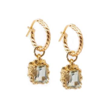 Dainty London Giselle Hoop Earrings In Gold