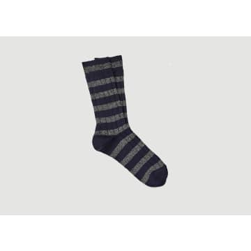 Royalties Striped Night Socks