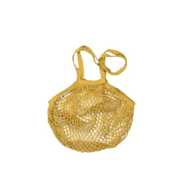 Turtle Bags | Vegetable Dye String Bag | Ochre | Short/long