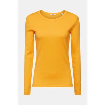 Esprit Long Sleeved Shirt In Orange