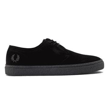 Shop Fred Perry Linden Suede Black