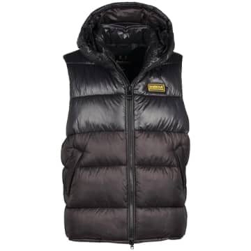 Barbour Balfour Padded Gilet In Black