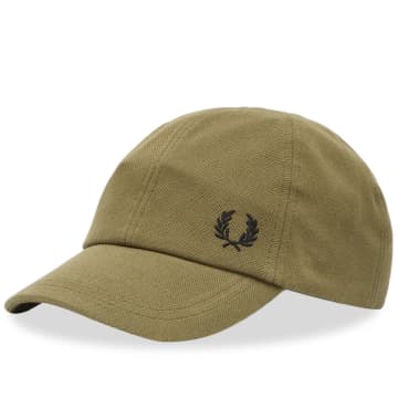 FRED PERRY FRED PERRY CLASSIC PIQUÉ CAP UNIFORM GREEN