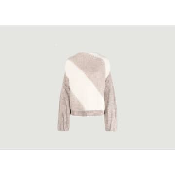 Shop Iro Arzel Two-tone Knitted Sweater