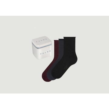 Falke Set Of 3 Pairs Of Socks Happy Box