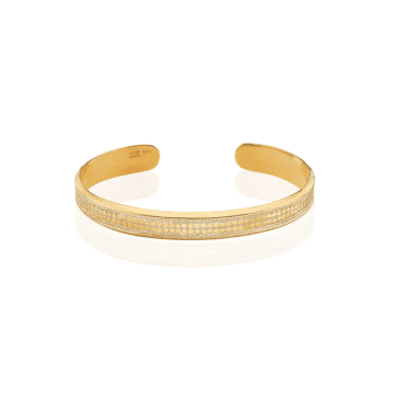 Anna Beck Wide Band Stacking Cuff In Gold