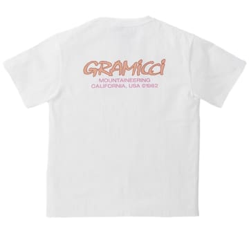 Gramicci T-shirt Mountaineeting Uomo White/red
