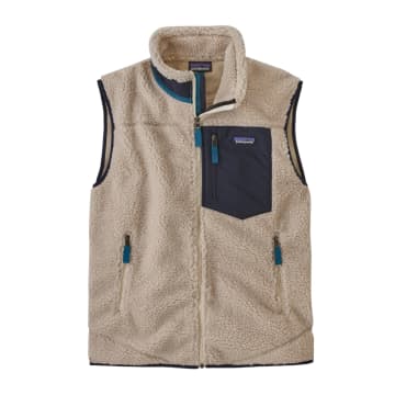 Shop Patagonia Classic Retro-x Fleece Man Natural Vest