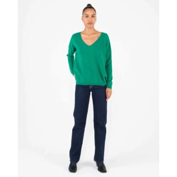 Shop Absolut Cashmere Angèle 100% Cashmere Oversized V-neck Sweater