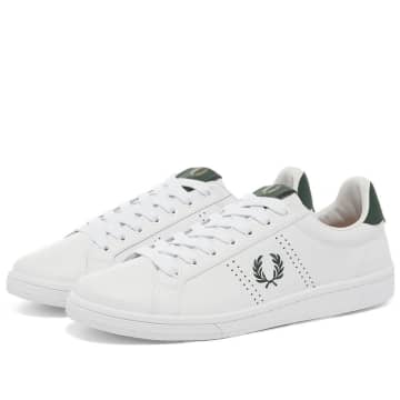 Shop Fred Perry B721 Leather White
