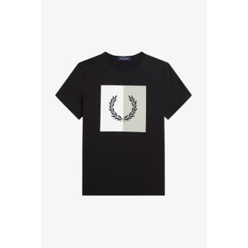 Fred Perry Laurel Wreath Graphic T-shirt Black