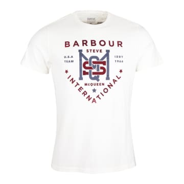 Barbour International Smq Jet T-shirt Whisper White