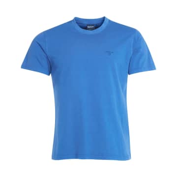 Shop Barbour Garment Dyed T-shirt Marine Blue