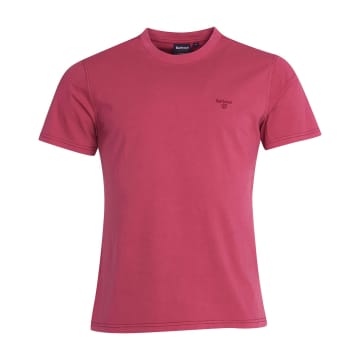 Barbour Garment Dyed T-shirt Fuscia