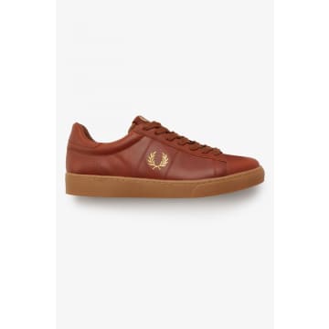 Fred Perry Spencer Leather B2327 Tan In Neutrals