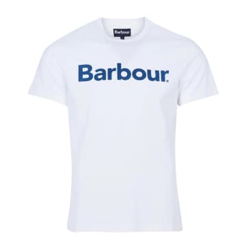 Barbour Logo T-shirt White