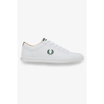 Fred Perry Baseline Leather B1228 White