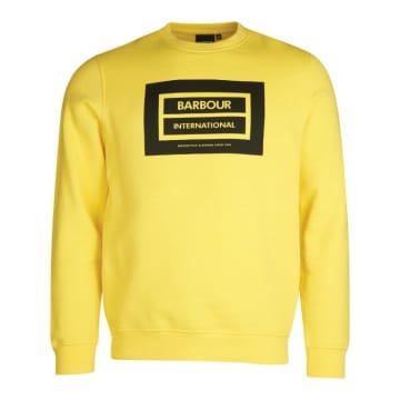 Barbour Legacy Logo Sweatshirt International Yellow