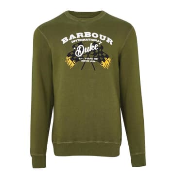 Barbour Famous Duke Sweatshirt Vintage Green