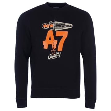 Shop Barbour International Legacy A7 Sweatshirt Black