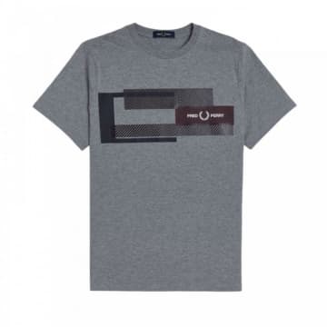 Fred Perry Mixed Boxed Grey T Shirt