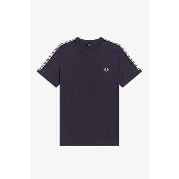 Fred Perry Taped Ringer T-shirt Dark Graphite