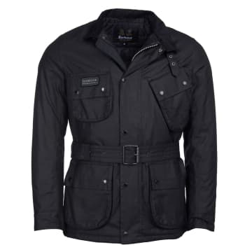 Barbour New Sl International Wax Jacket Black