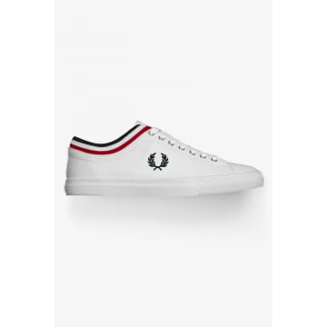 Fred Perry Underspin Tipped Cuff Twill B7106 100 White