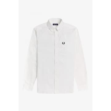 Shop Fred Perry Oxford Shirt White