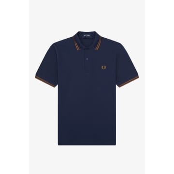 Fred Perry Reissues Original Twin Tipped Polo Deep Carbon Dark Caramel