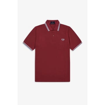 Fred Perry Reissues Original Twin Tipped Polo Maroon White Ice