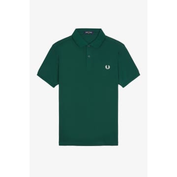 Fred Perry Slim Fit Plain Polo Ivy Snow White